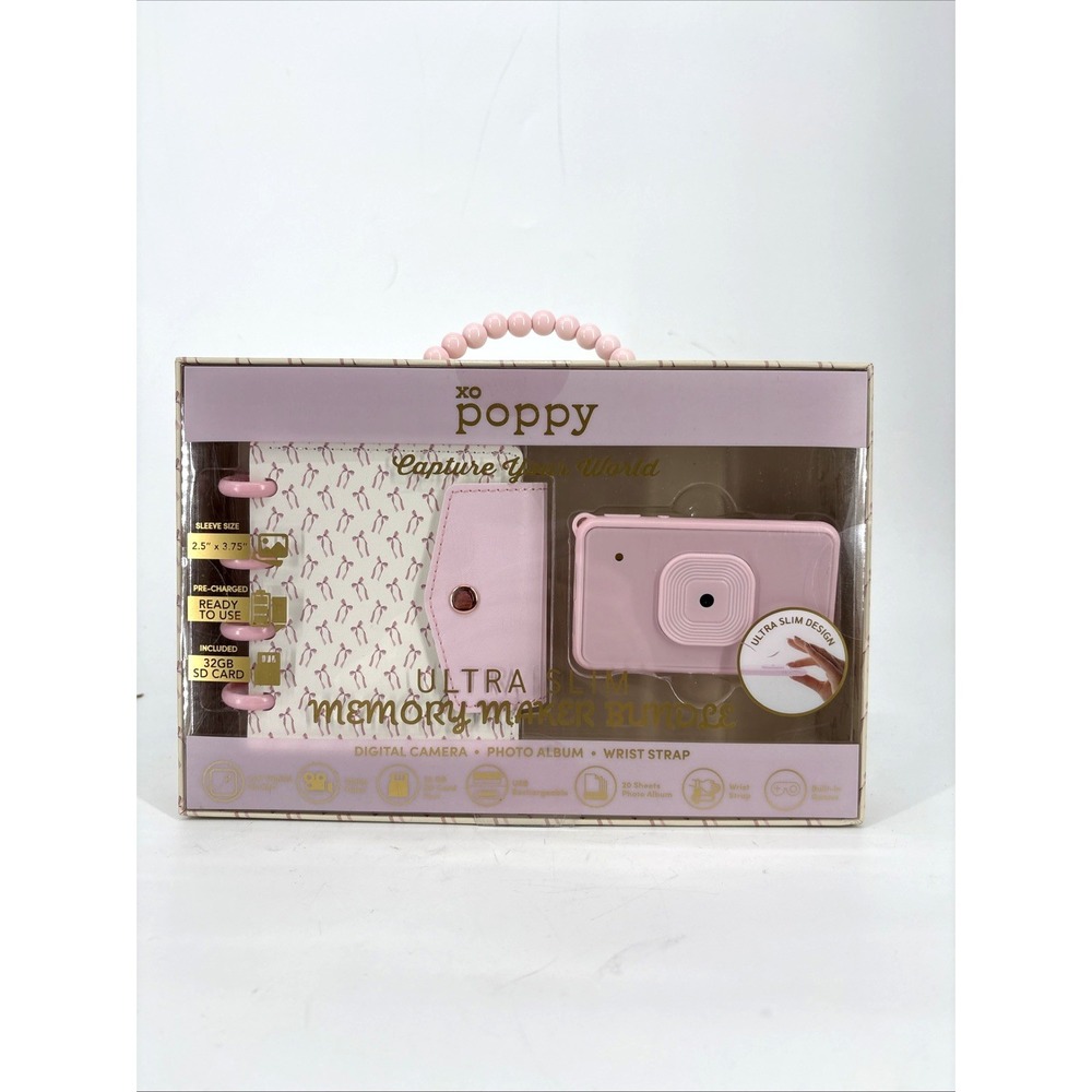 poppy Ultra Slim Memory Maker Bundle Photo Album Blue Drinkware Pattern
